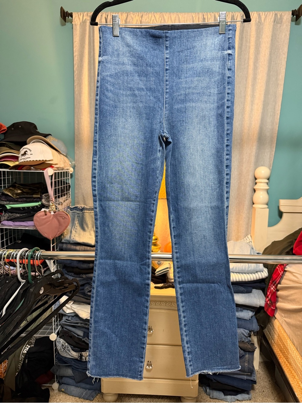 Frank & Eileen Women’s Stretch Raw Hem Jeans Blue Size 27